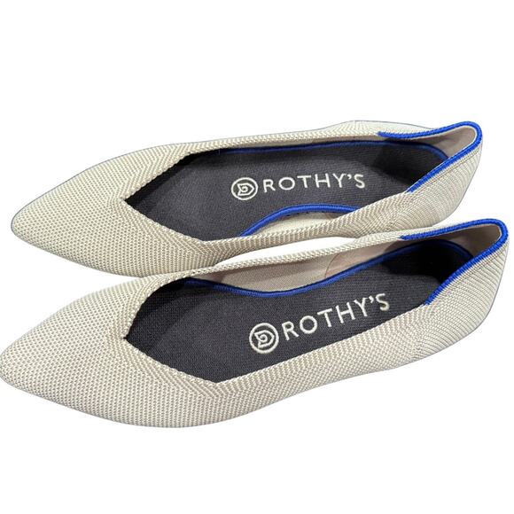 Rothy’s The Point Flax Birdseye, Women’s Size 7 - Picture 1 of 8